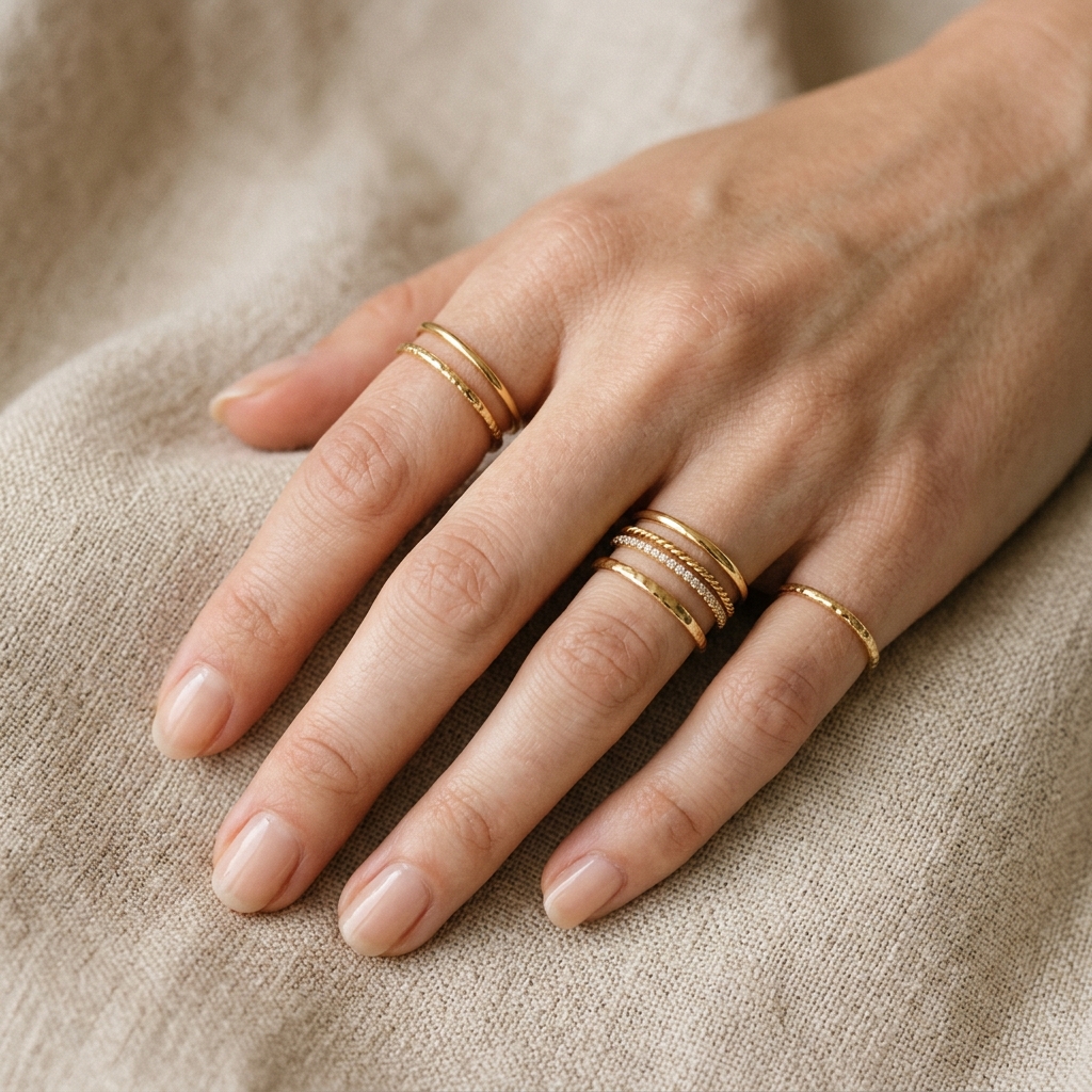 Gold Vermeil Stacking Rings
