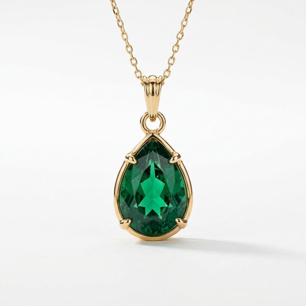 Valkyrie Emerald Pendant